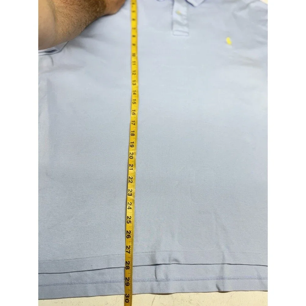 Polo by Ralph Lauren Polo Golf Shirt Men’s XL Light Blue w/ Yellow Little Pony